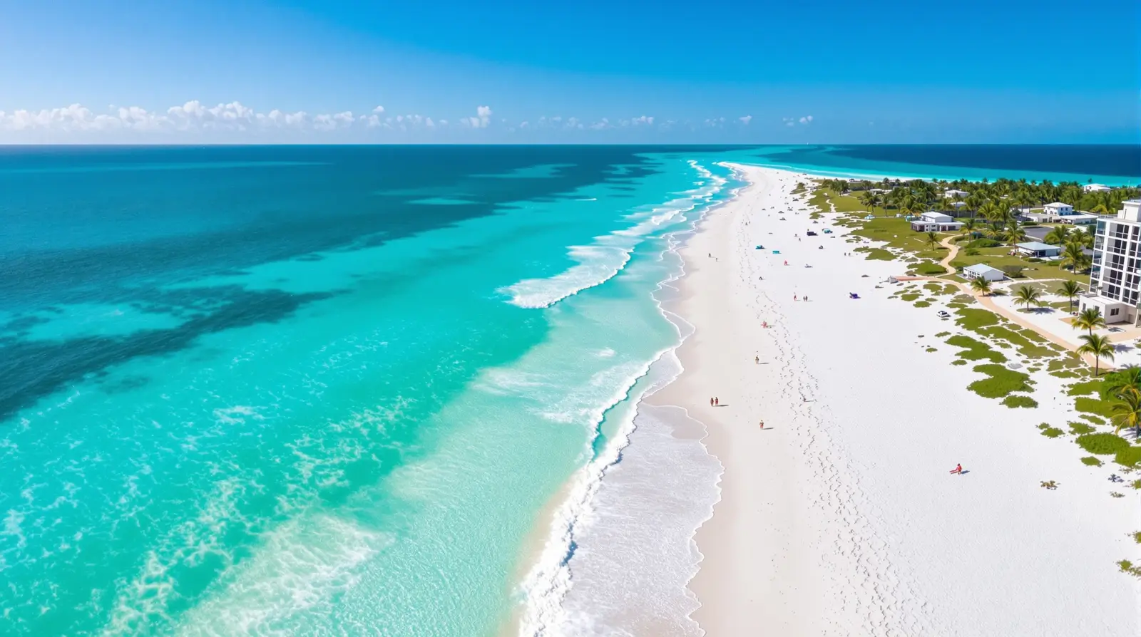Crystal clear waters at Siesta Key Beach